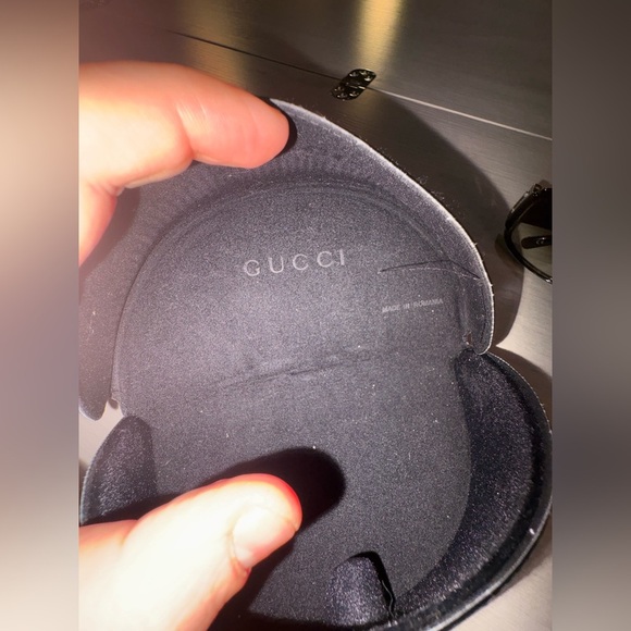 Gucci Dark Brown Rectangular Glasses - Picture 15 of 16